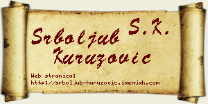 Srboljub Kuruzović vizit kartica